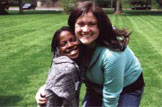 Penpals Tyonna Cohn and Katie Cahill