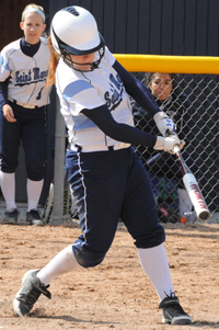 Kayla Chapman had a three-run home run in the game two win for the Belles.