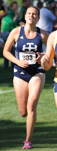 Sarah Copi had a personal record time in her final race.