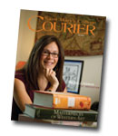 courier cover art for the fall 2010 issue