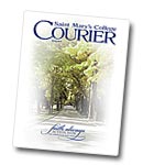 courier cover art for the spring 2013 issue