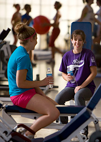 Saint Mary's students studying