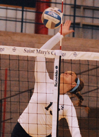 Meaghan Gibbons had a season-best 11 kills while hitting .478.