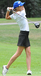 Ali Mahoney helped lead the Belles with an 86.