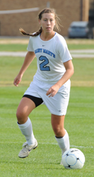 Kerry Green had the game-winner with a header in the 25th minute.