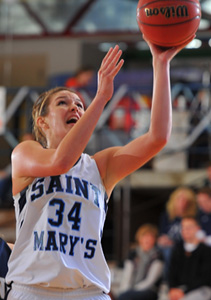 Kelley Murphy scored a game-high 20 points and added eight rebounds and five assists in the Belles' win.