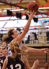 Ariana Paul had her third consecutive double-double with 21 points and 11 rebounds.