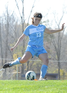 Emily Rompola helped the Belles to their fourth shutout of the season.