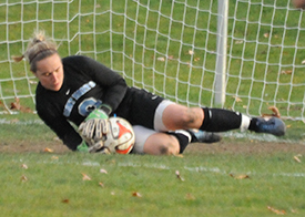 Chanler Rosenbaum made four saves.