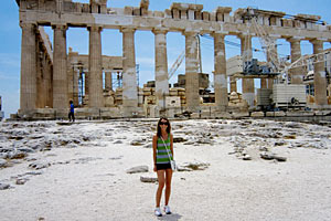 Teresa Dudding visited Athens last summer.