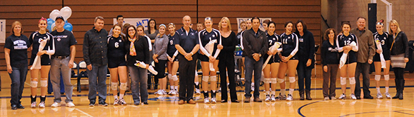 senior night volleyball