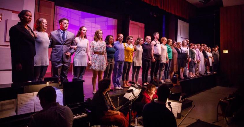 Performers in Little Theatre