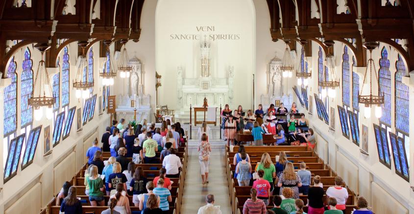 Wedding at Holy Spirit Chapel