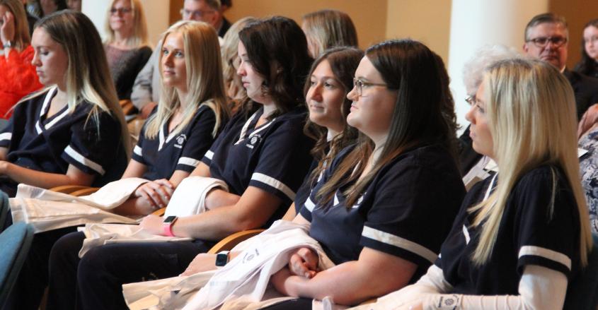 Nursing students at 2023 Dedication Ceremony