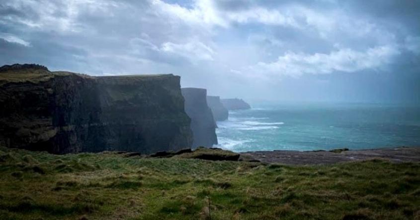 View of the  Cliffs of Moher in County Clare, Ireland