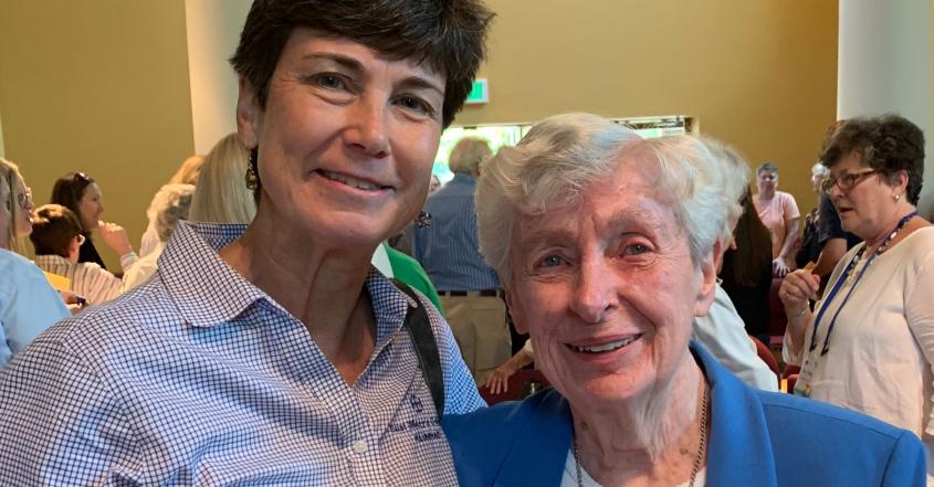 I grew up in South Bend and attended St Joe Grade School where Sister Mary Brasil was the principal.  I spied her at Mass on Sunday!