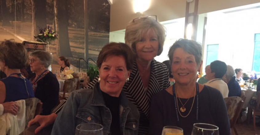 Kate Garrity Leatherman’69, Mary Alice Herod Lajoie ’69, Ann Hollander Sedlacek ’69