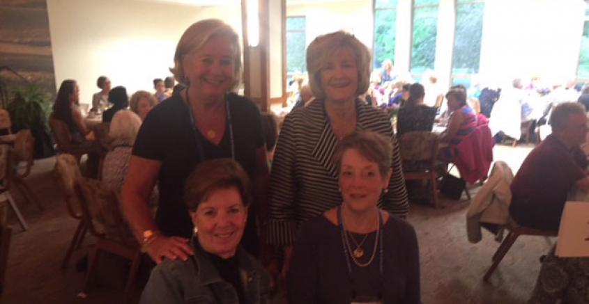 Kathy Malone ’69, Mary Alice Herod Lajoie ’69, Kate Garrity Leatherman ’69, Ann Hollander Sedlacek ’69