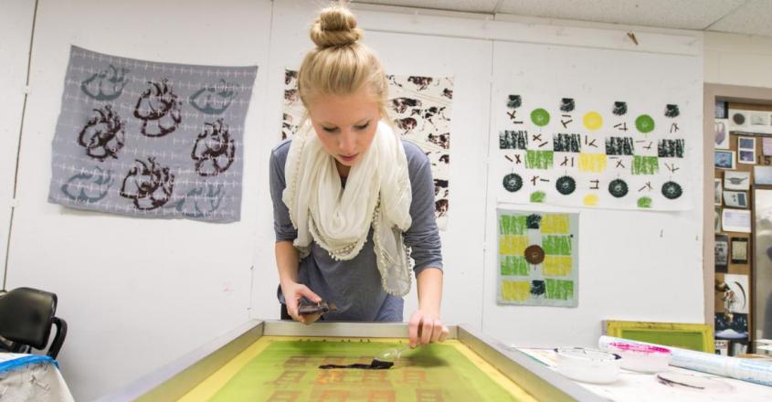 Silkscreening – Saint Mary's College, Notre Dame, IN